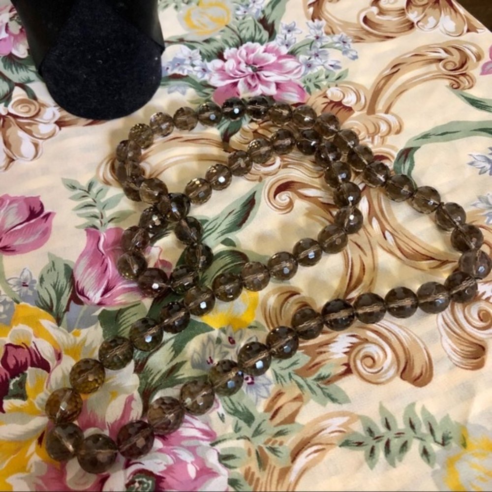 Chunky Beaded Crystal Necklace
